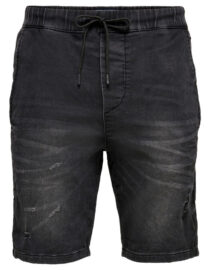 Къси панталони в черен цвят с перфектна кройка